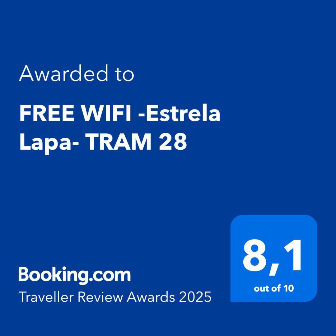 Ferienwohnung Free Wifi -Estrela Lapa- Tram 28 Lissabon Exterior foto
